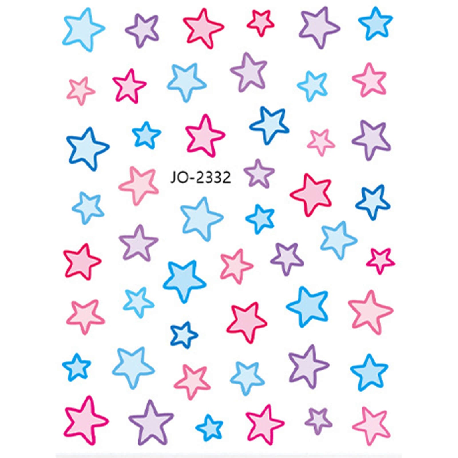 nail-art-stickers-colorful-star-2332