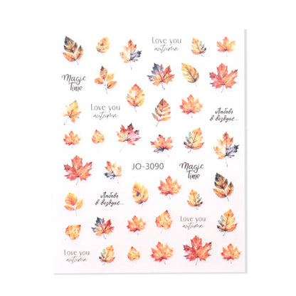 nail-sticker-set-harvest-maple-leaf