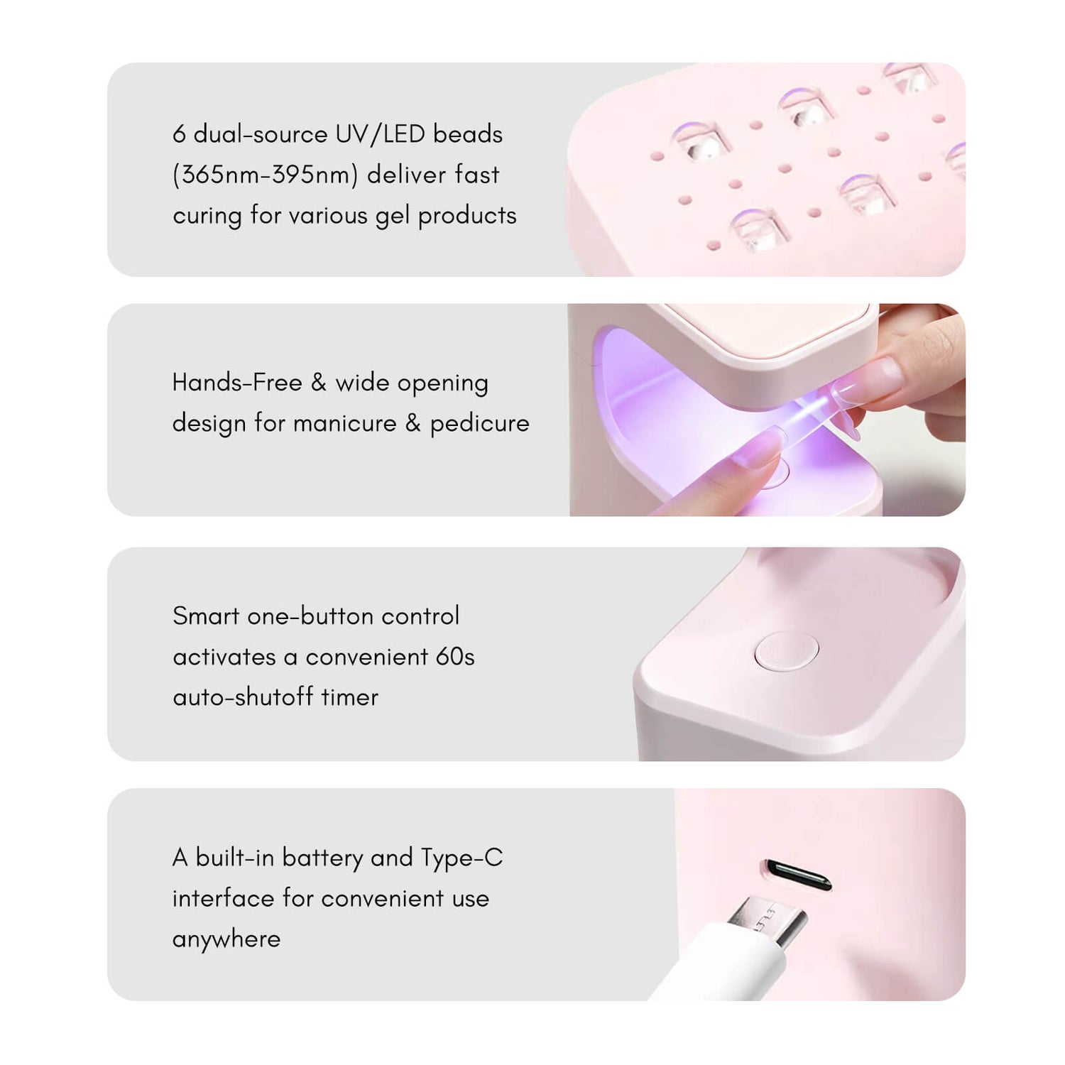 pink-mini-cordless-uv-led-nail-lamp-features