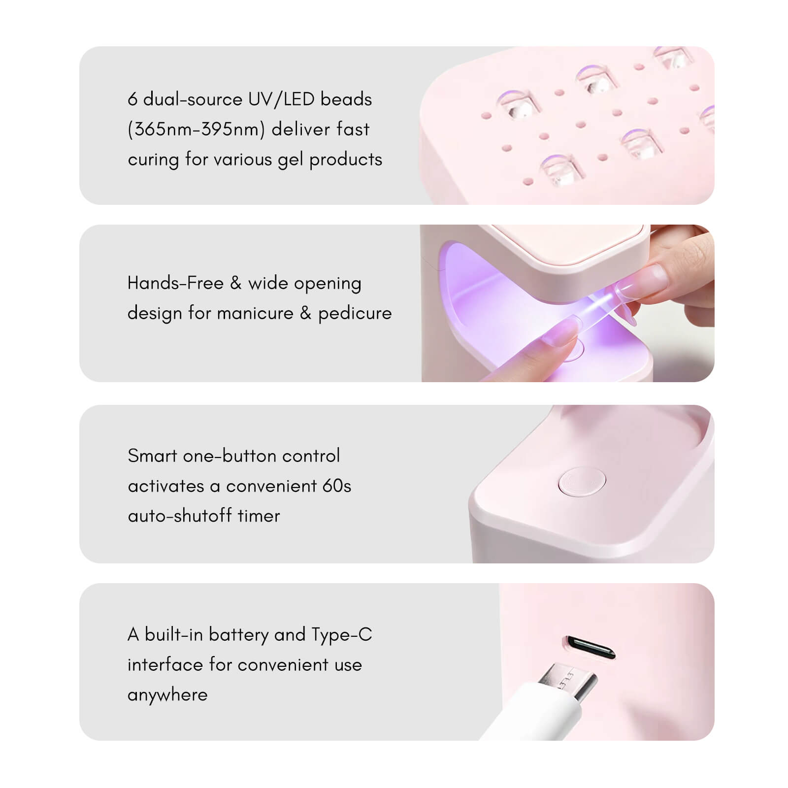 pink-mini-cordless-uv-led-nail-lamp-features