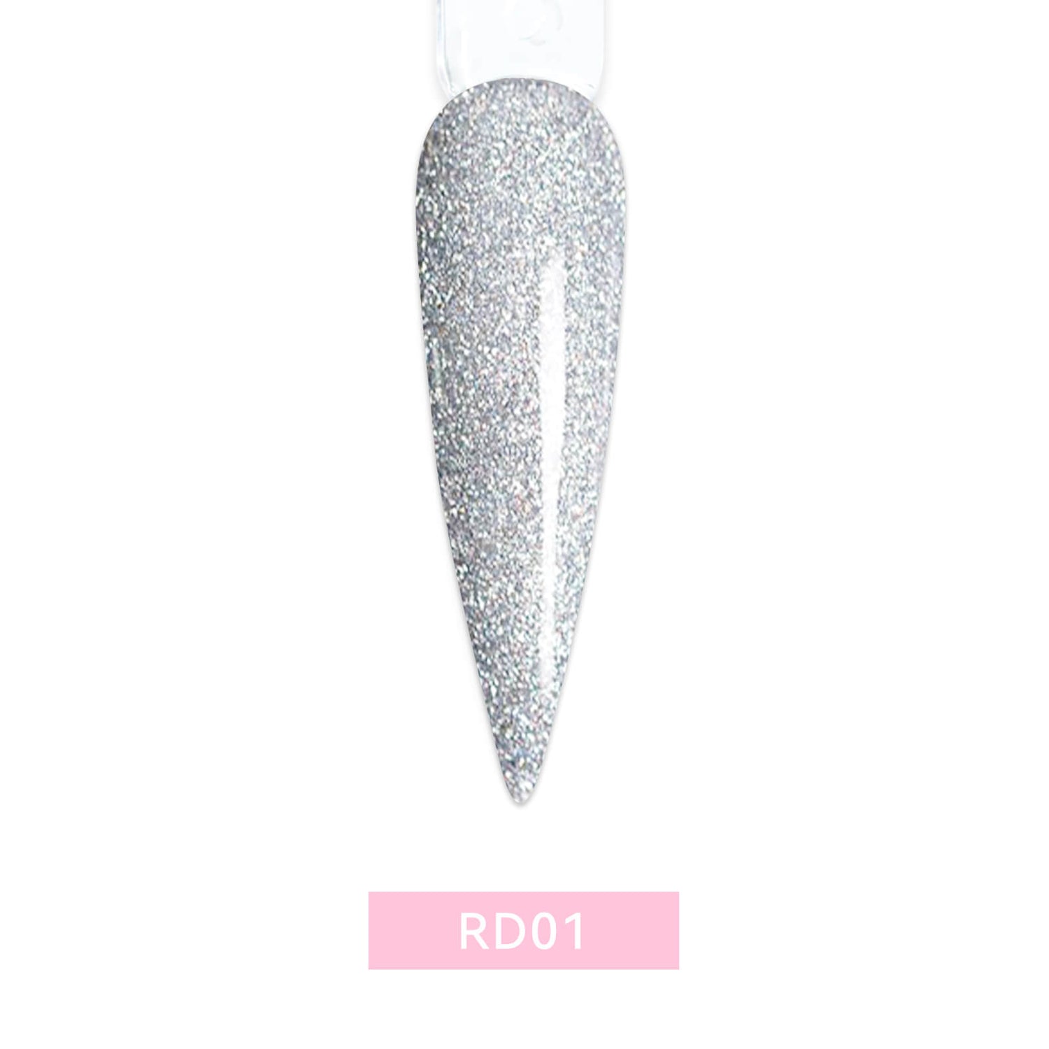 reflective-diamond-glitter-gel-polish-RD01-flash-off