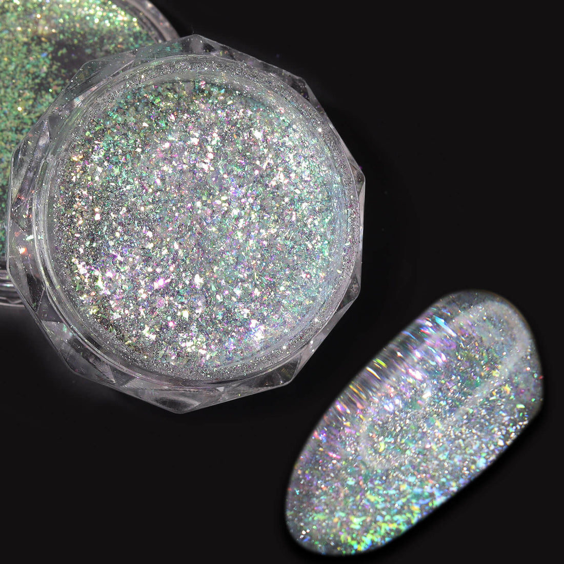 reflective-opal-glitters-green