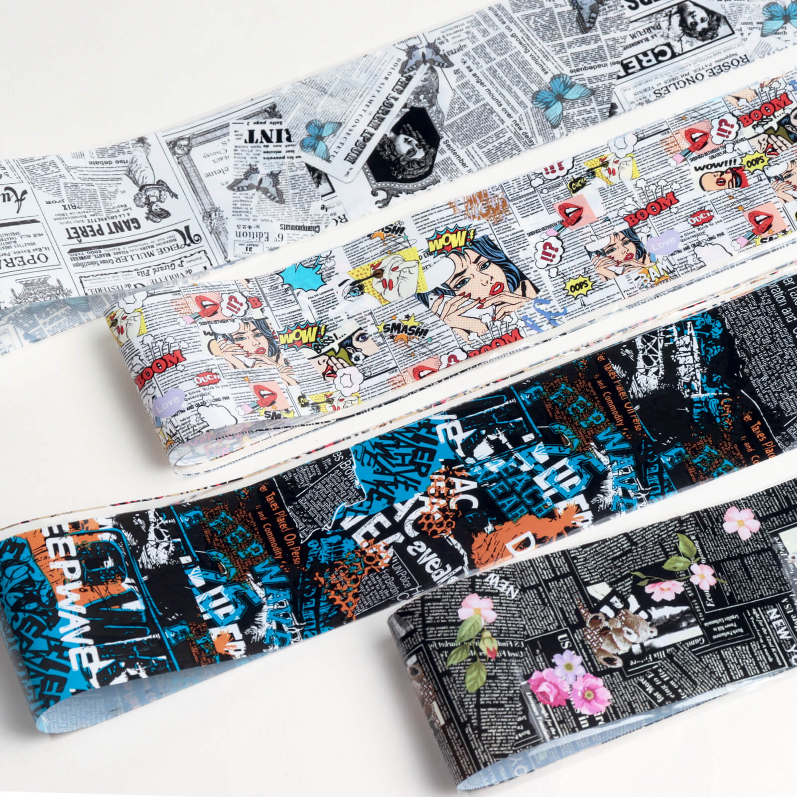 retro-newspaper-nail-art-transfer-foil-set-display