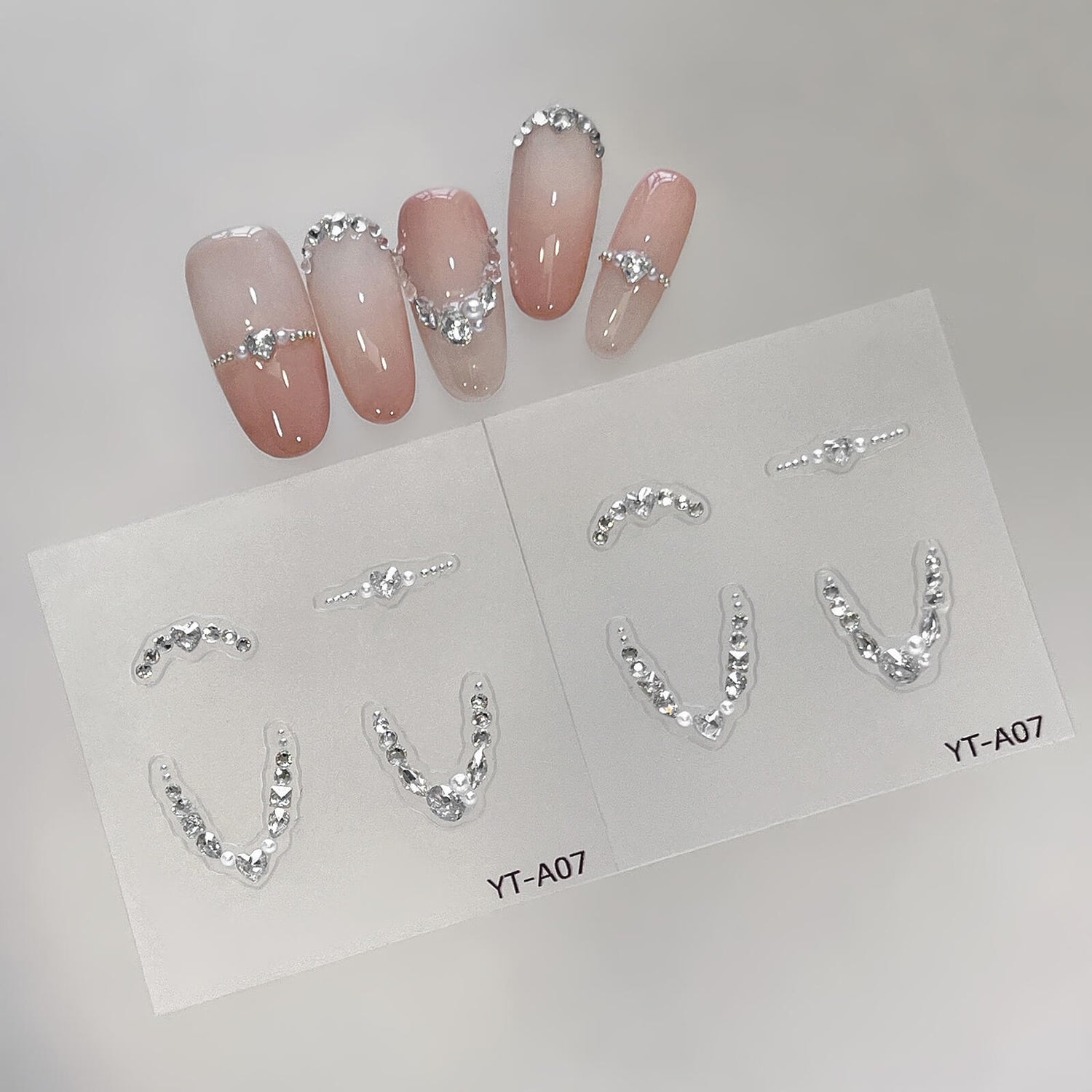 Pre-Arranged Rhinestone Stickers
