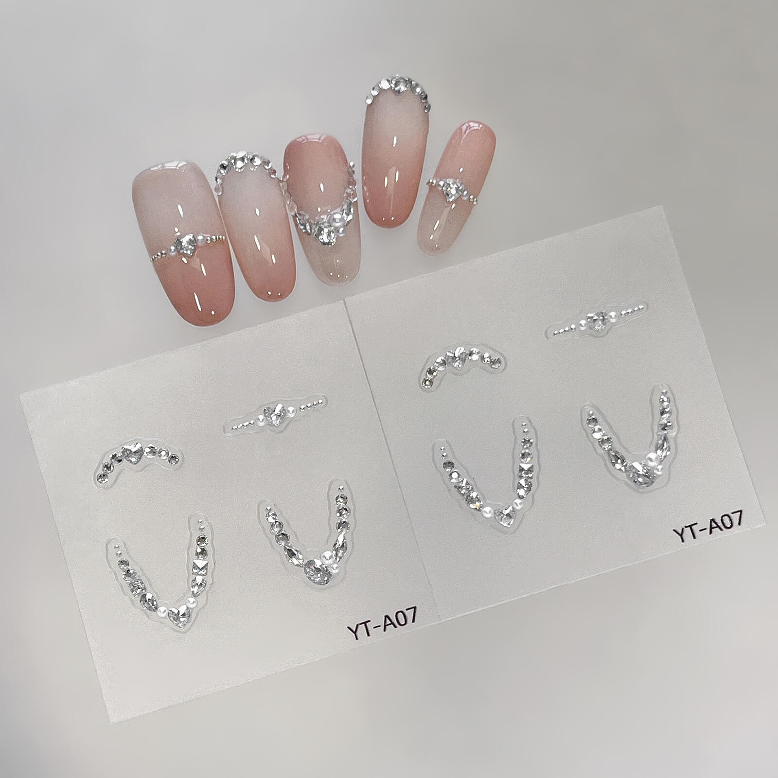 Pre-Arranged Rhinestone Stickers