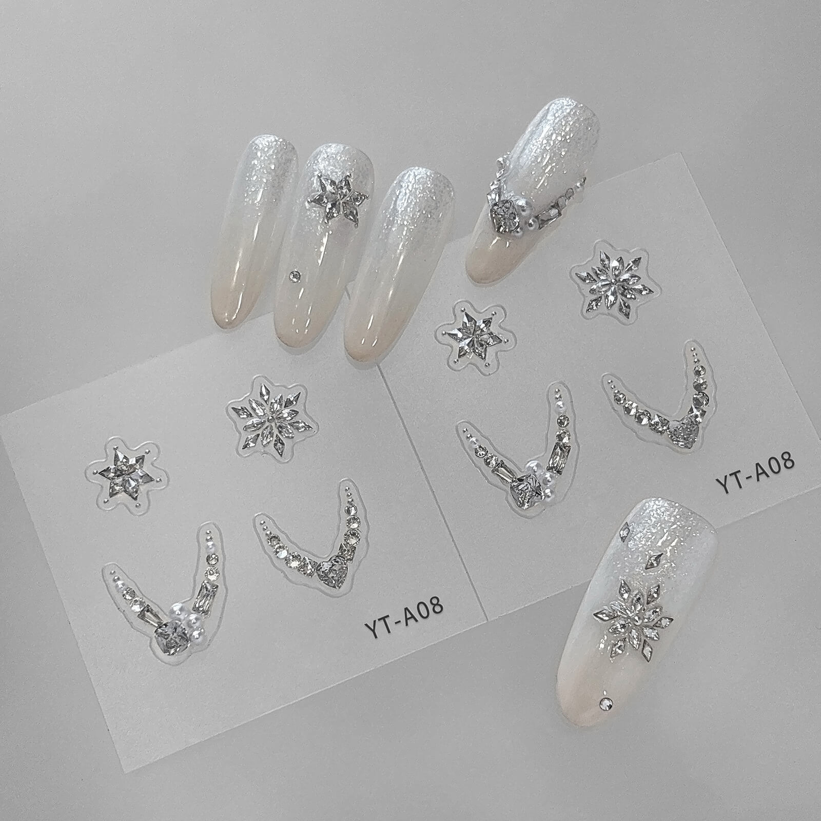 Pre-Arranged Rhinestone Stickers