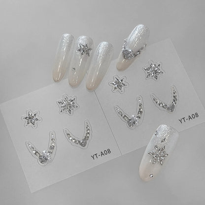Pre-Arranged Rhinestone Stickers