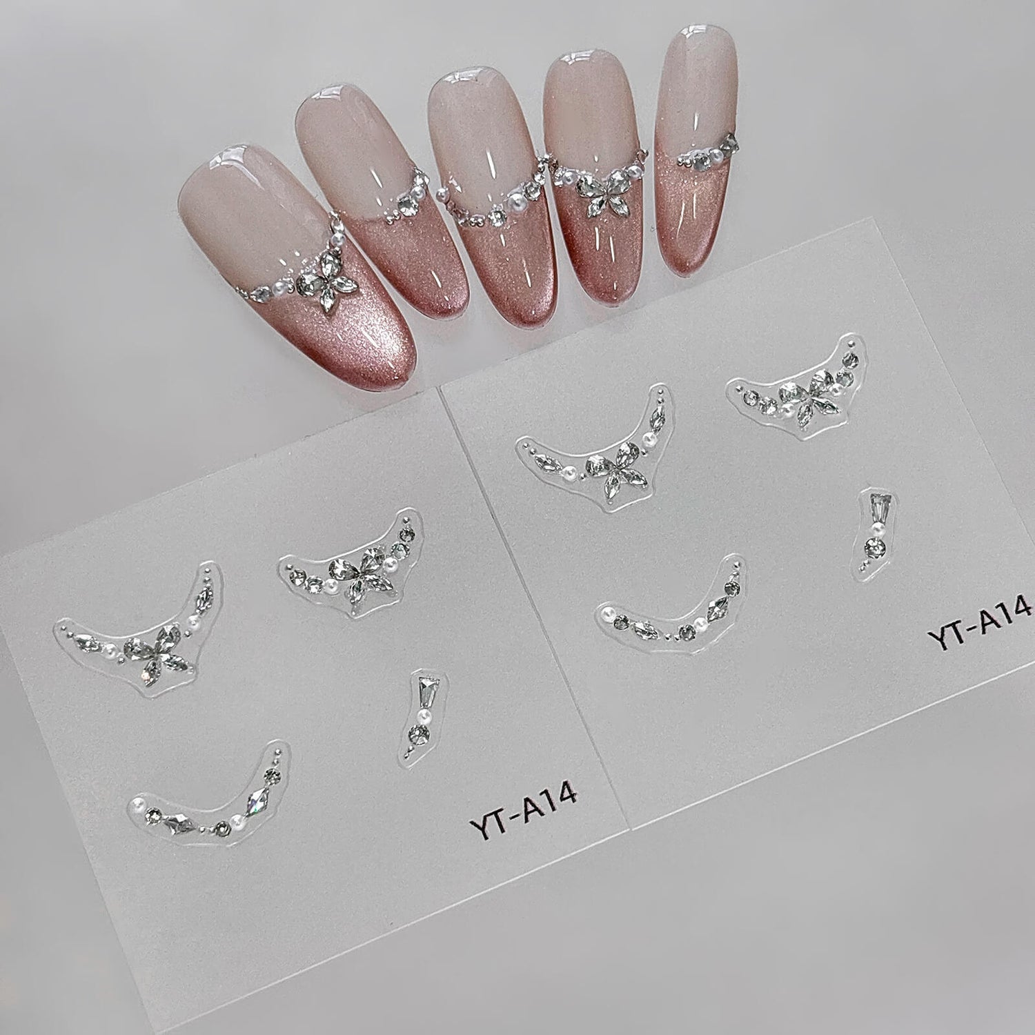 Pre-Arranged Rhinestone Stickers