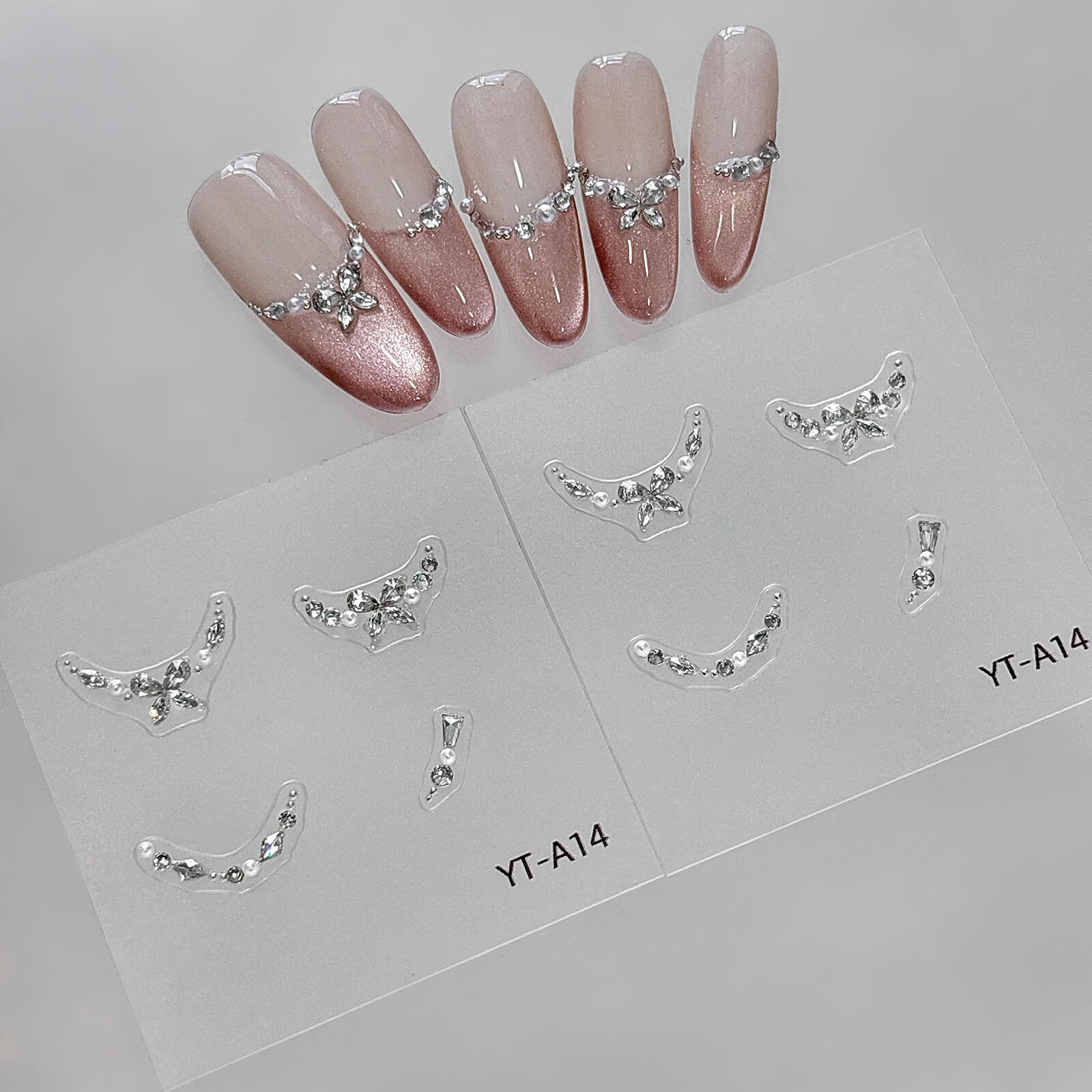 Pre-Arranged Rhinestone Stickers