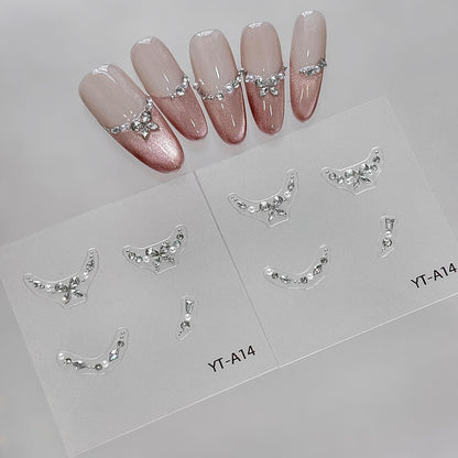 Pre-Arranged Rhinestone Stickers