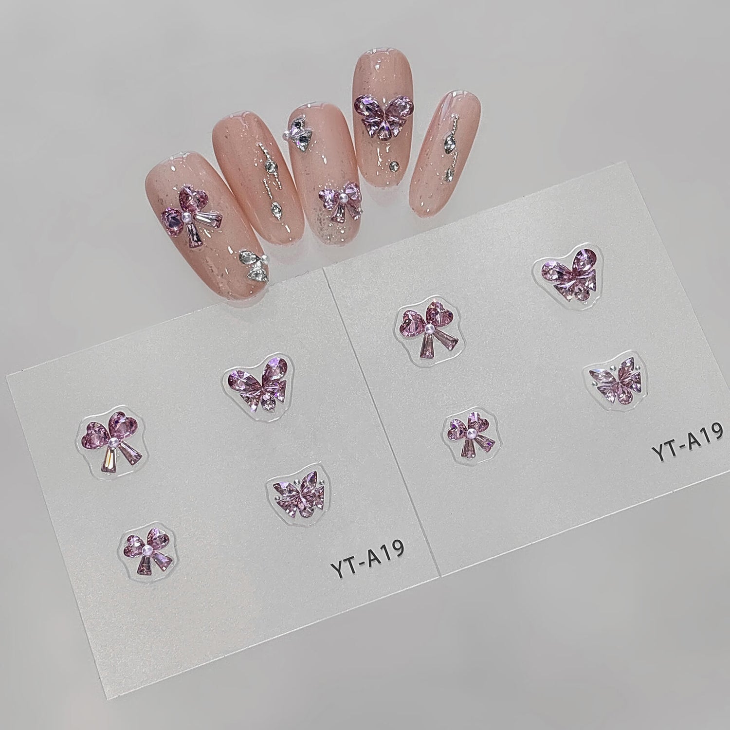 Pre-Arranged Rhinestone Stickers