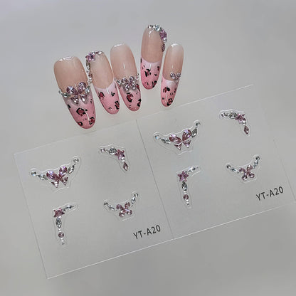 Pre-Arranged Rhinestone Stickers