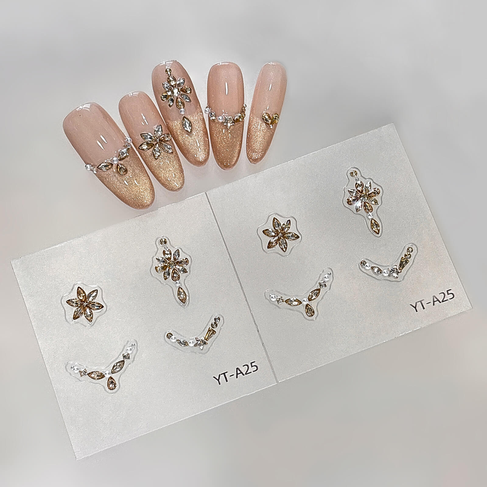 Pre-Arranged Rhinestone Stickers