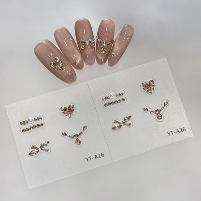 Pre-Arranged Rhinestone Stickers