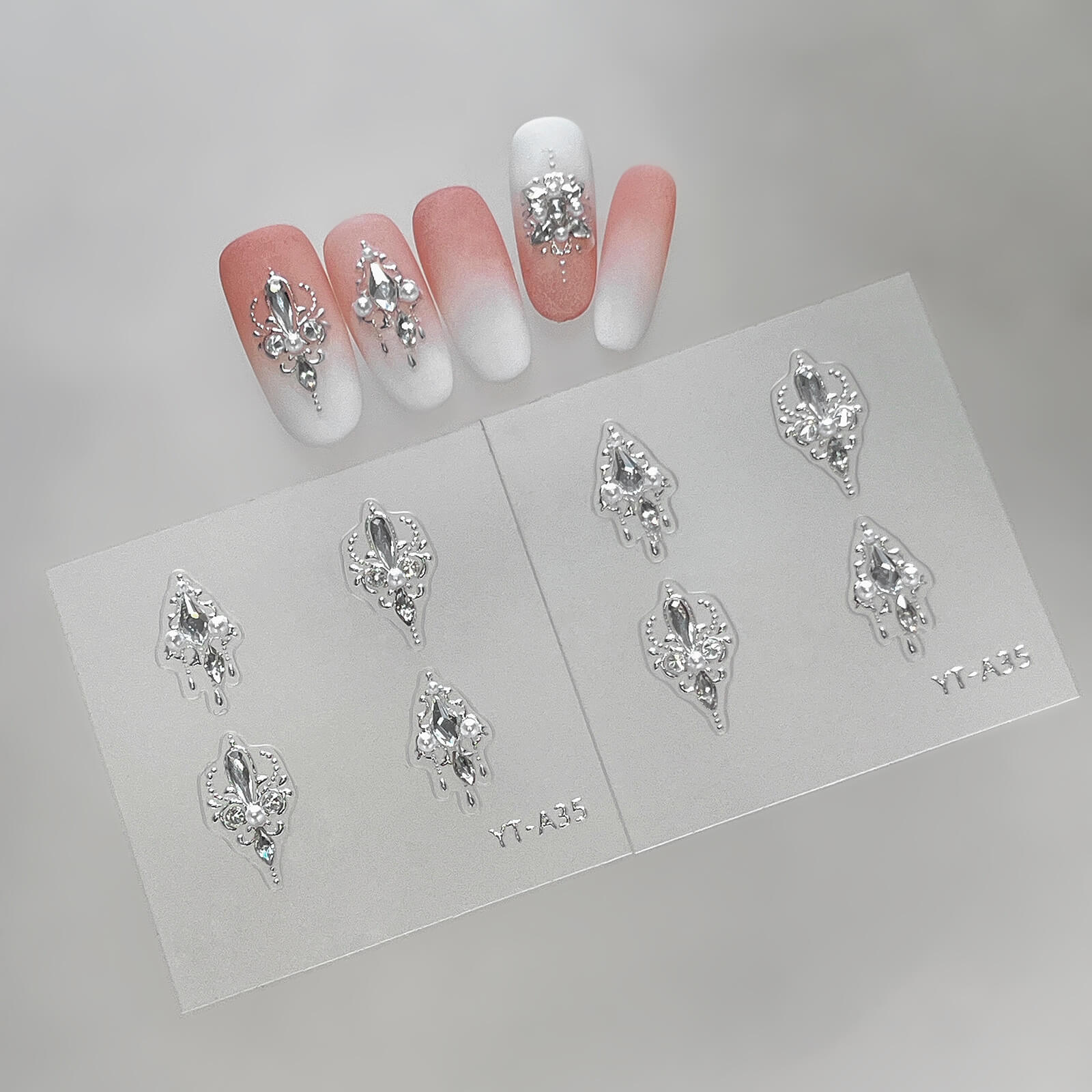 Pre-Arranged Rhinestone Stickers