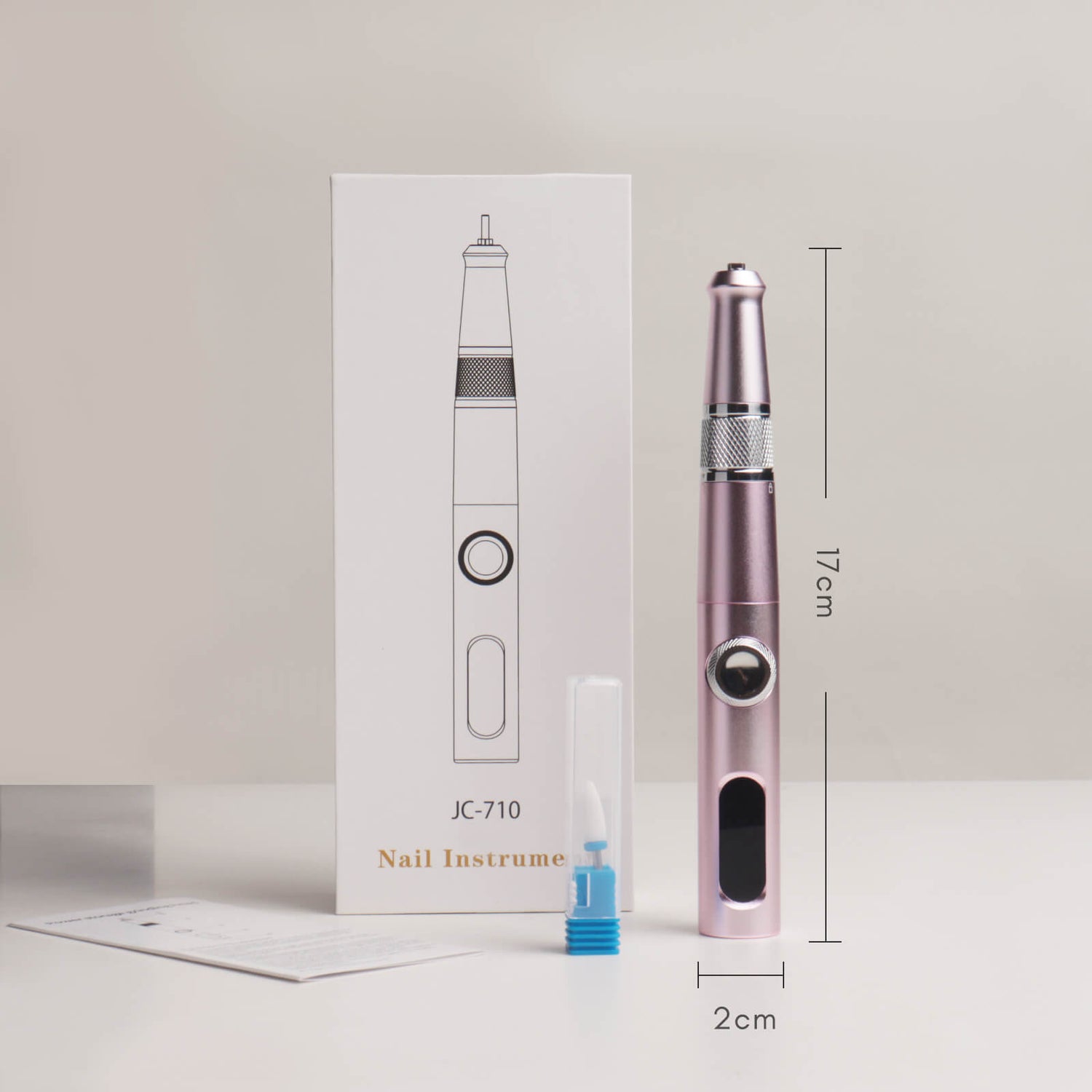 rosegold-cordless-nail-drill-pen-contents