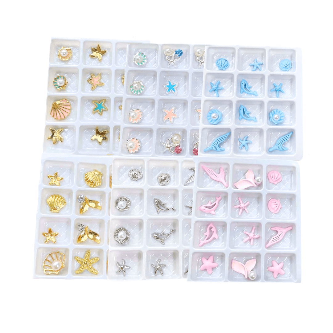 Sea Metal Charms Set