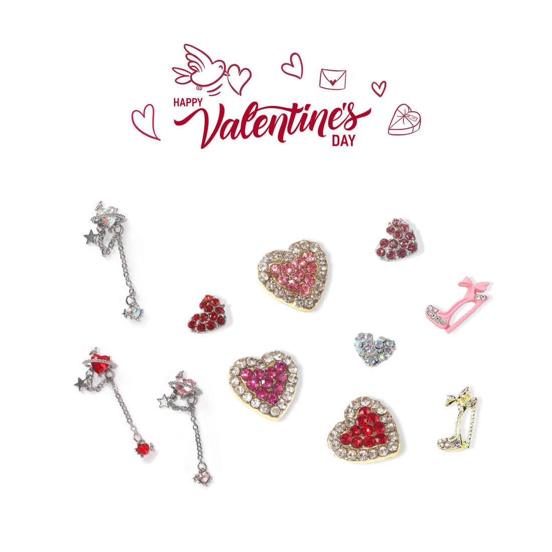 Valentine Rhinestone Charm