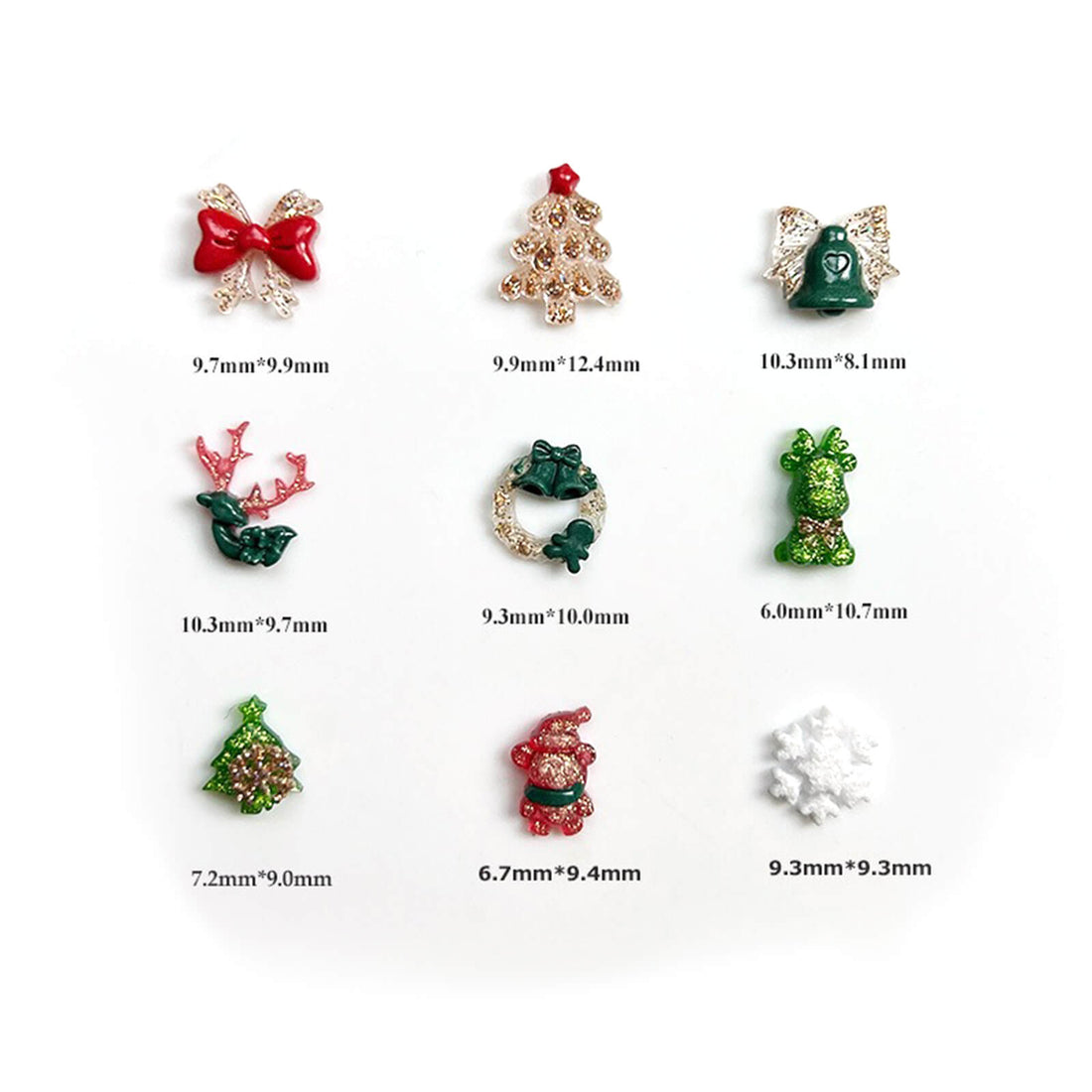 Soft XMAS Nail Charms