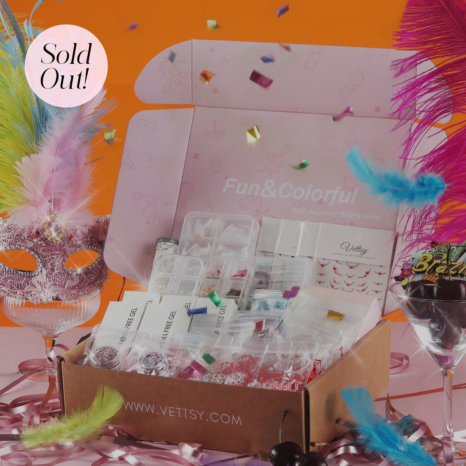 Monthly Subscription Nail Box-Deluxe