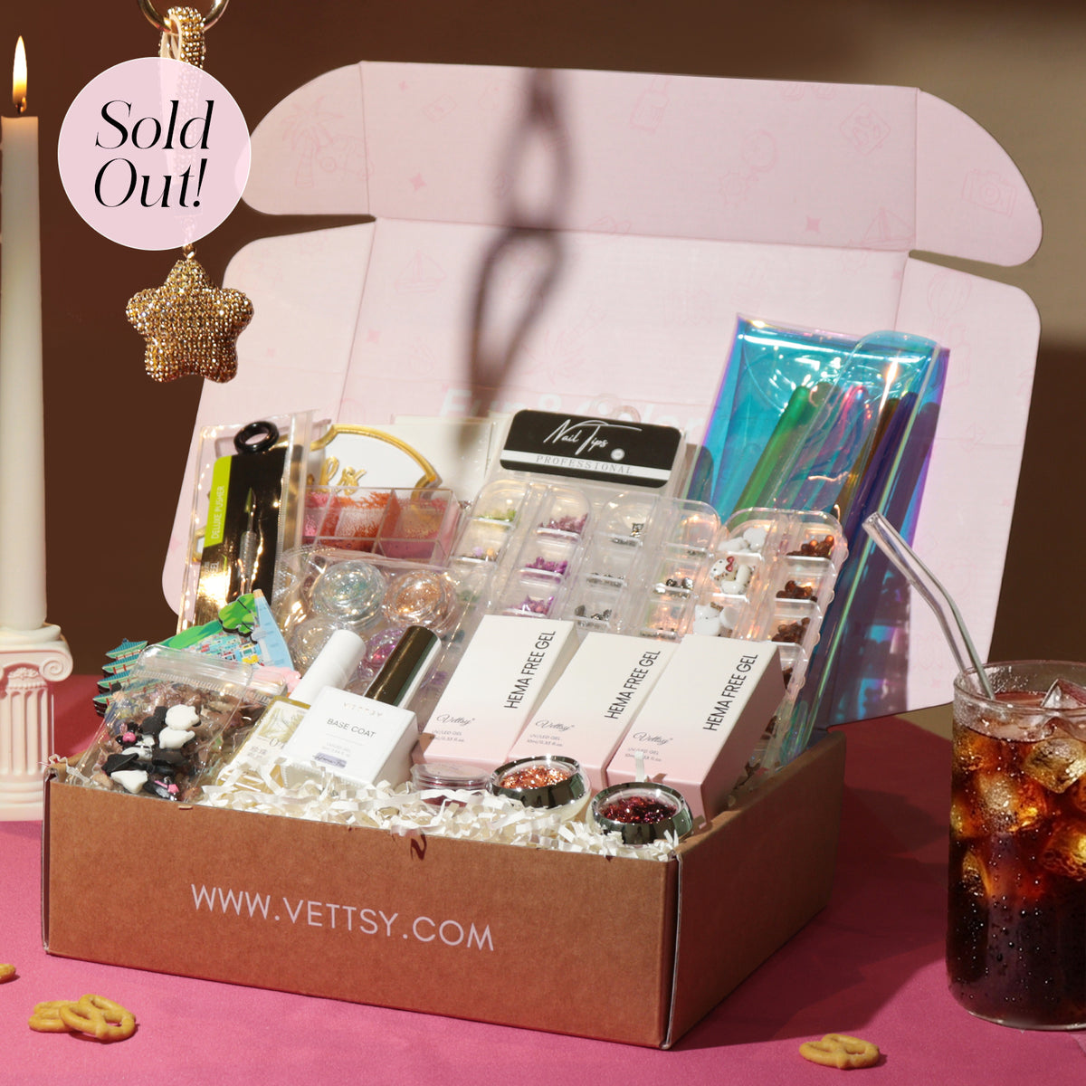 Monthly Subscription Nail Box-Deluxe