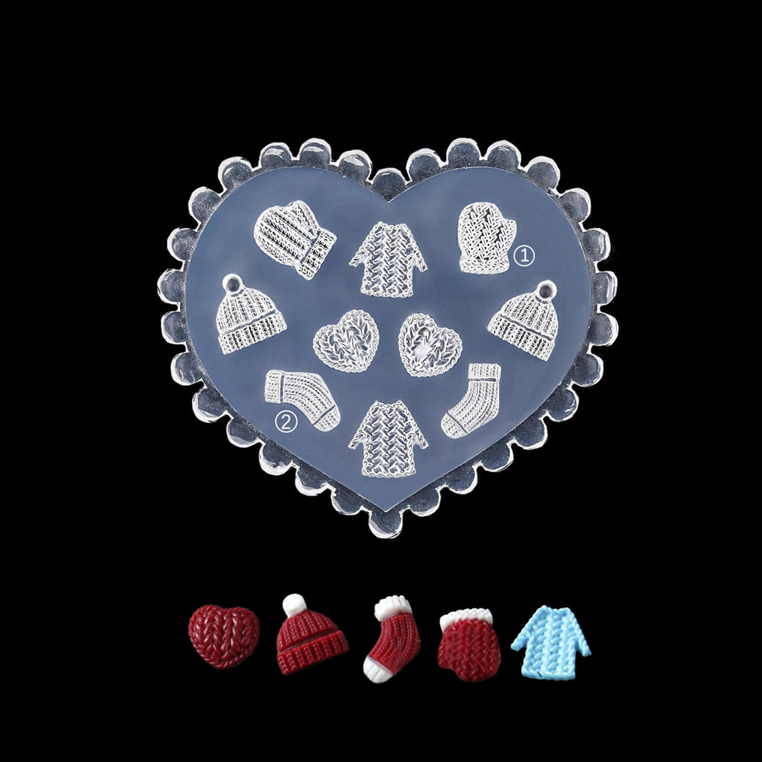 3D Nail Art Mold-Sweater