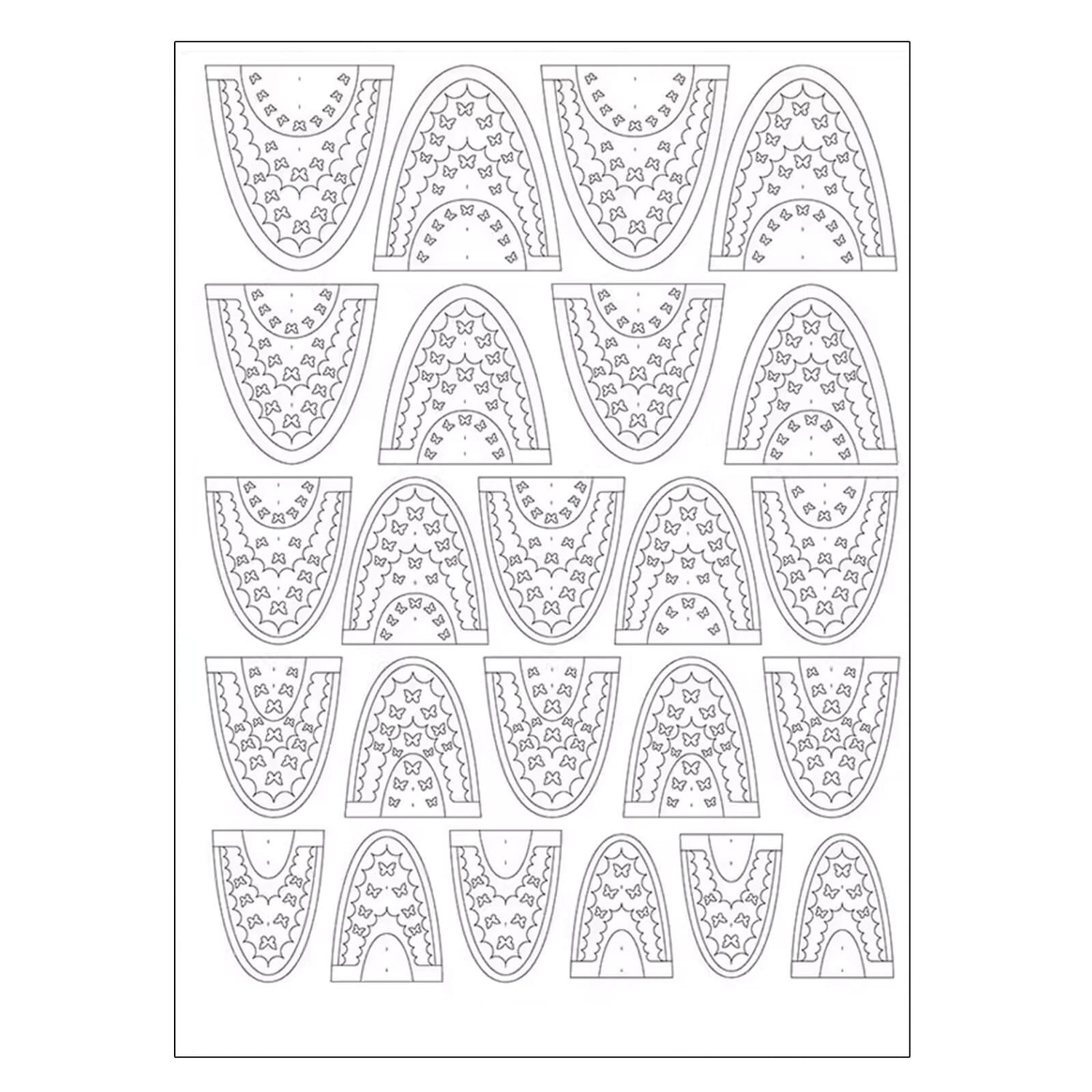 transparent-french-hollow-nail-sticker-butterfly