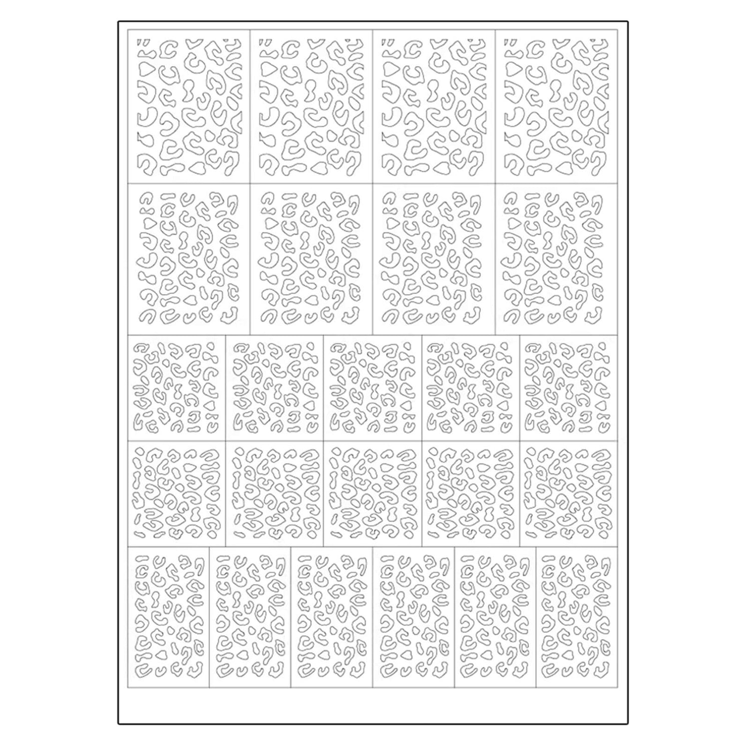 transparent-hollow-out-nail-sticker-Leopard-print