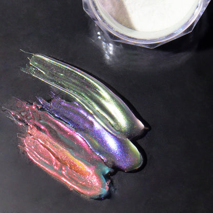 transparent-mermaid-nail-art-chrome-powder-show