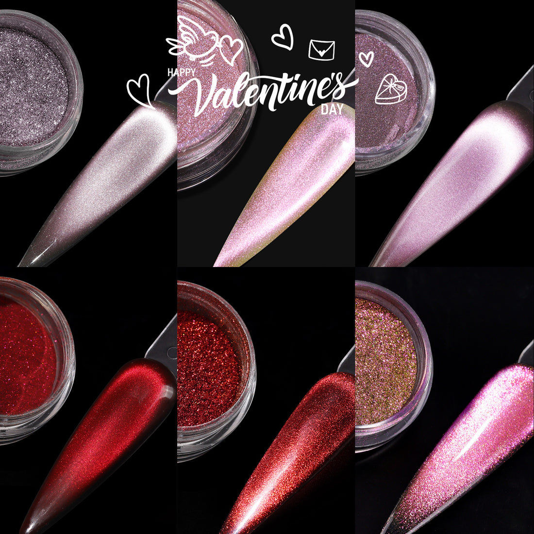 valentine-cat-eye-pigment-set-6colors-set