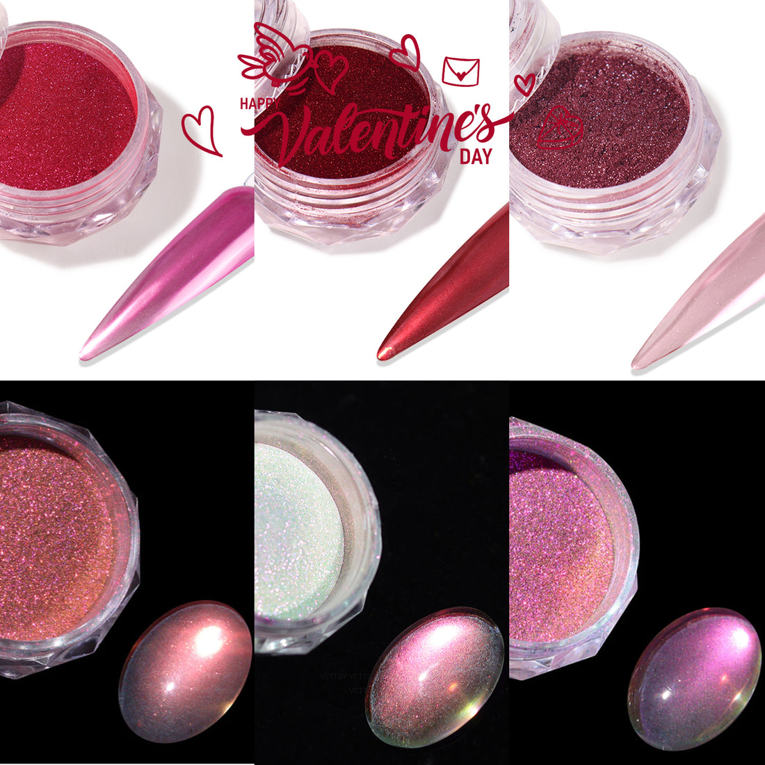 valentine-nail-chrome-set