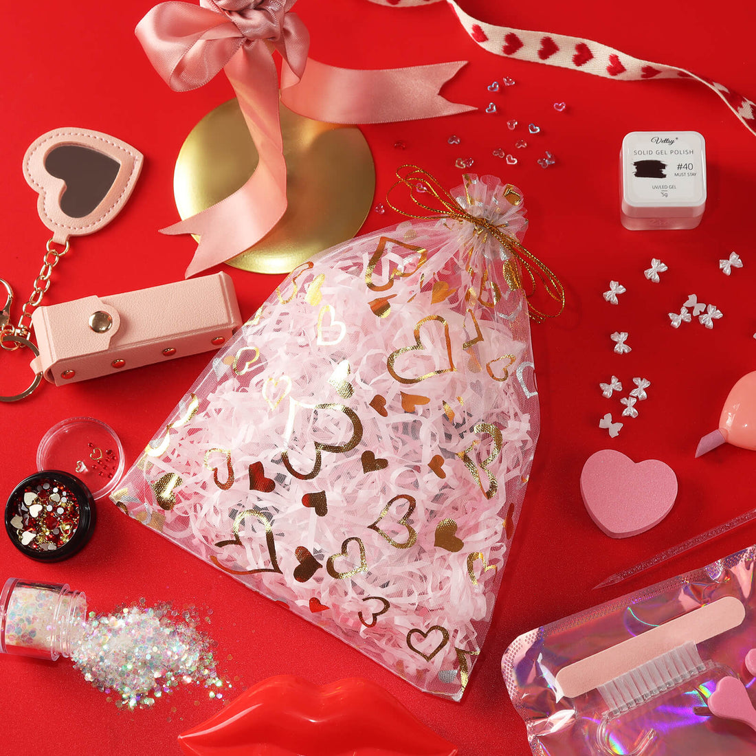 Bolsa de la suerte navideña