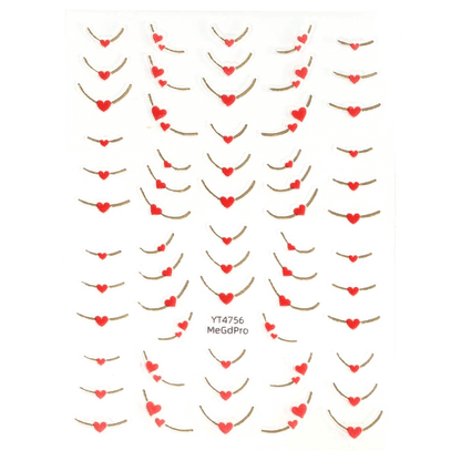 ملصق أظافر - طباعة مجوفة