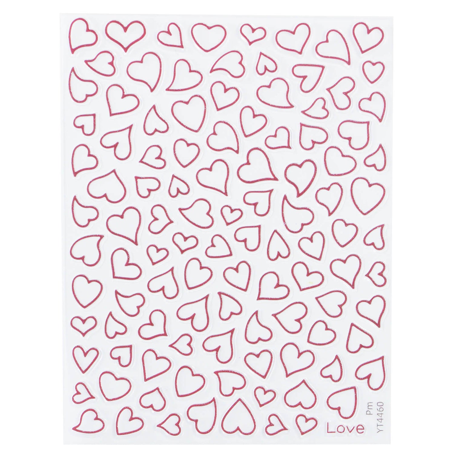 ملصق أظافر - طباعة مجوفة