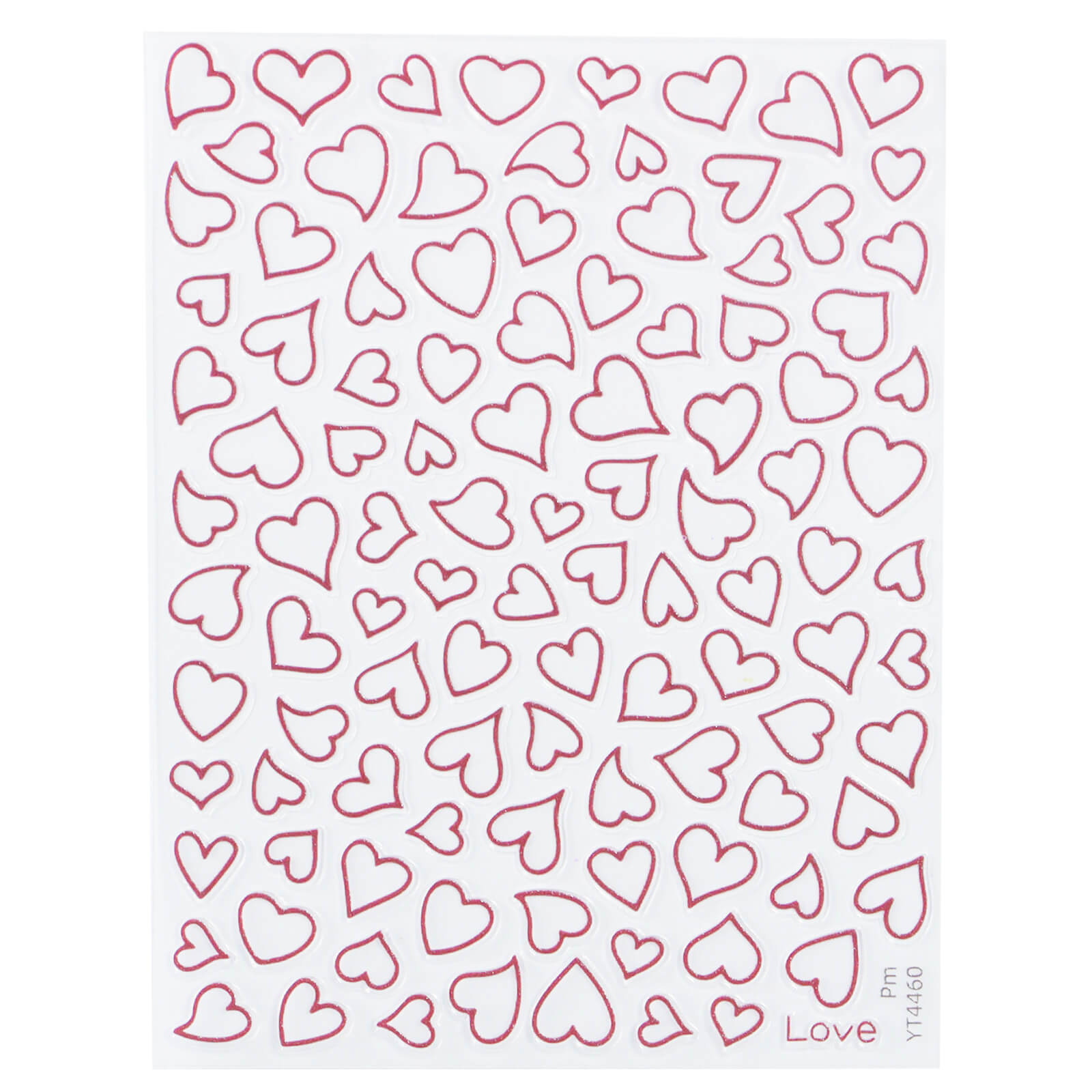 ملصق أظافر - طباعة مجوفة