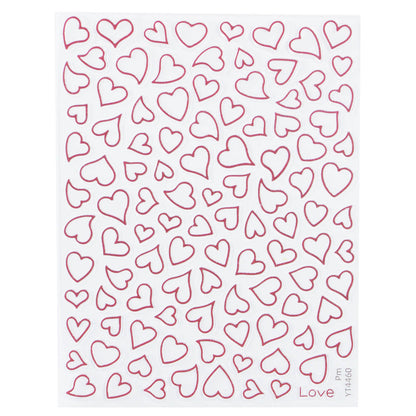 ملصق أظافر - طباعة مجوفة