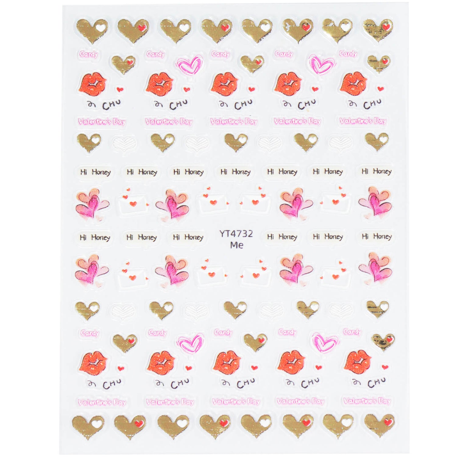 ملصق أظافر - طباعة مجوفة