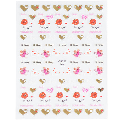 ملصق أظافر - طباعة مجوفة