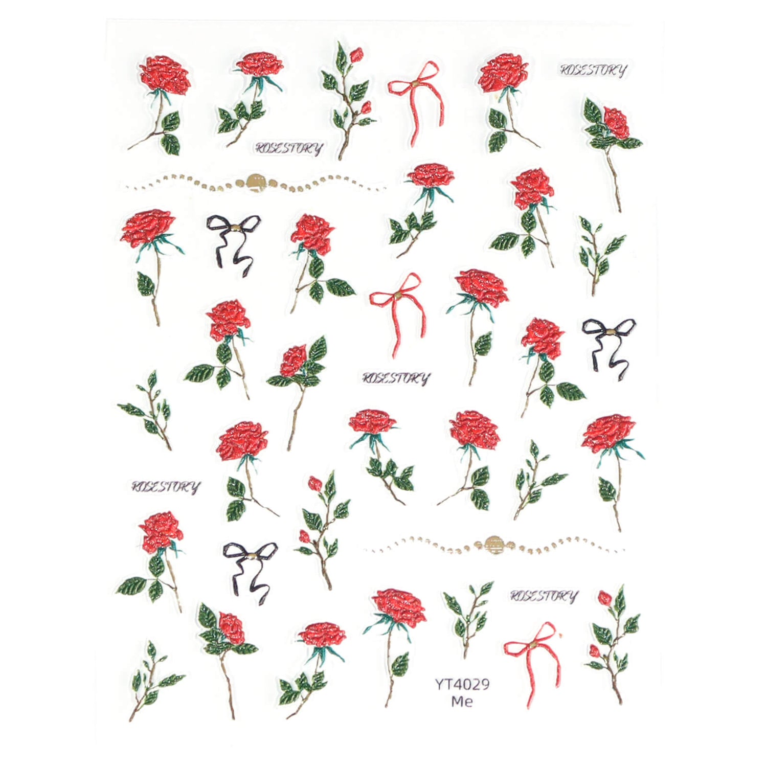 ملصق أظافر - طباعة مجوفة