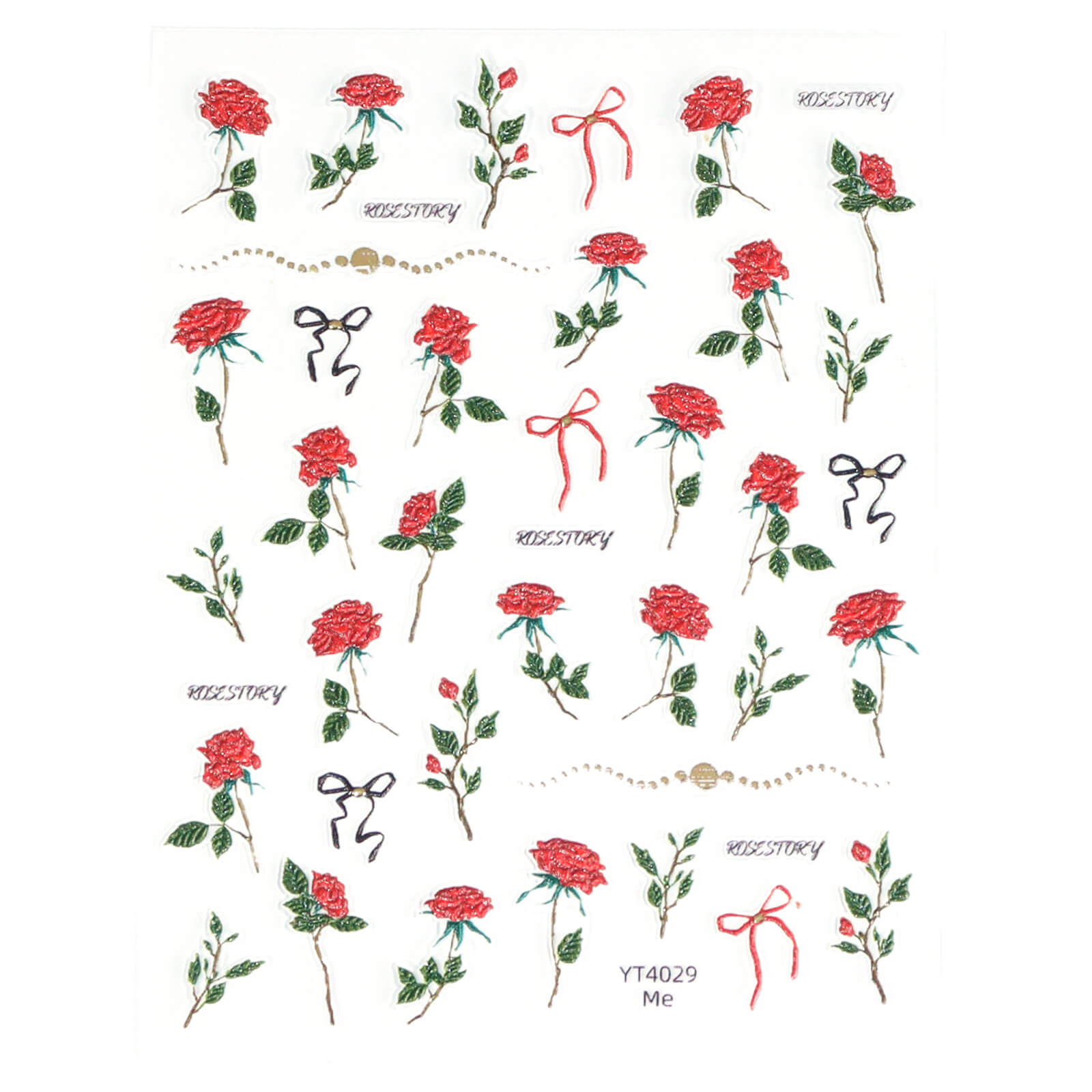 ملصق أظافر - طباعة مجوفة