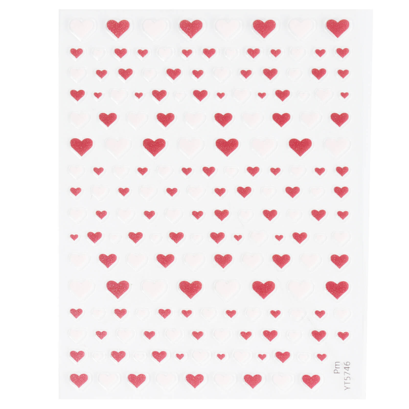 ملصق أظافر - طباعة مجوفة