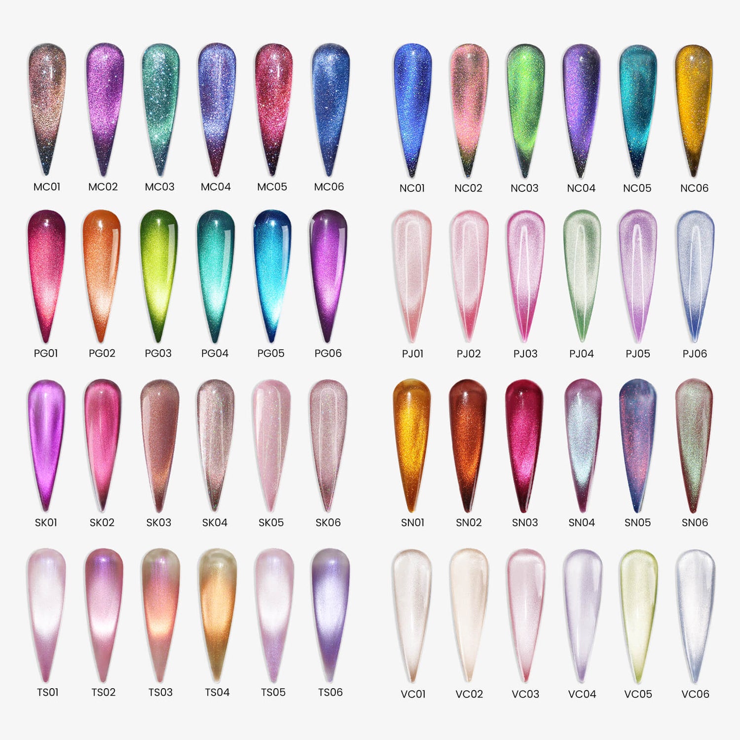 111 Hema-Free Cat Eye Gel Full Set