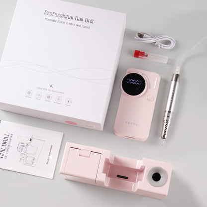 vettsy-professional-nail-drill-pink-package-contents
