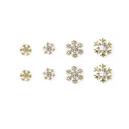 Winter 3D Nail Art Snowflakes Metal Charms – Vettsy