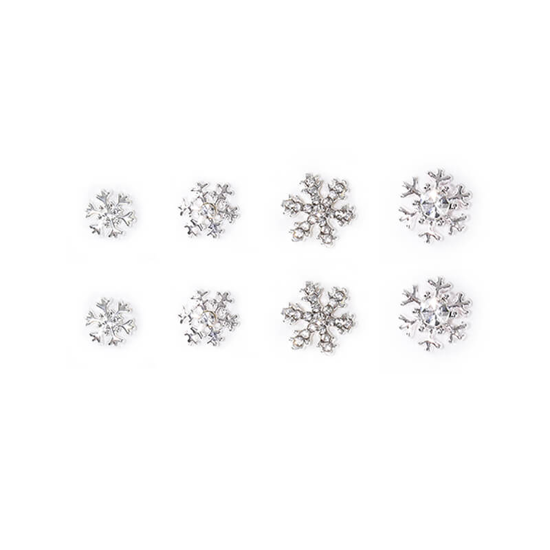 Winter 3D Nail Art Snowflakes Metal Charms – Vettsy