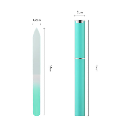 Glass Nail File-Green