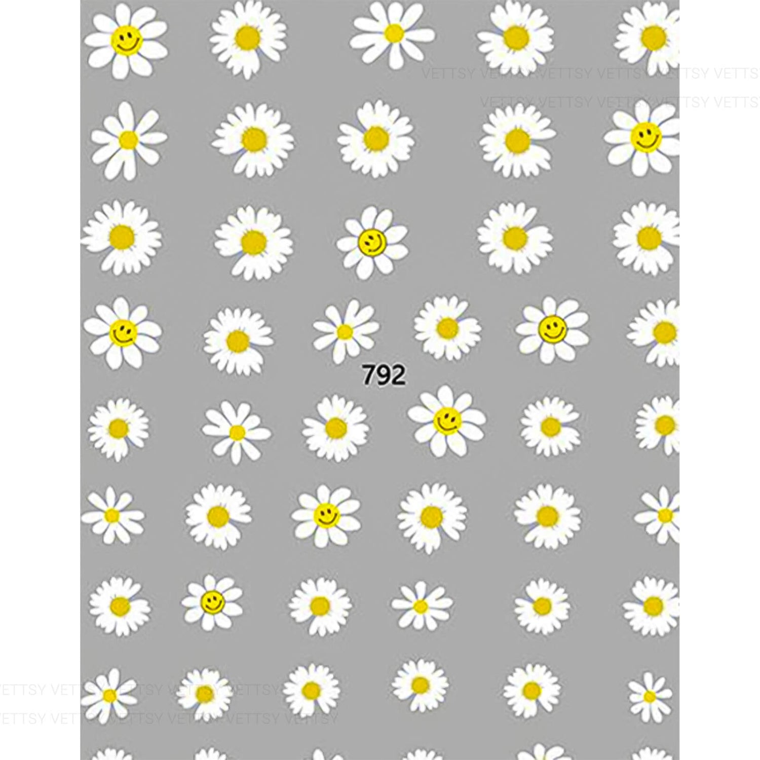 Nail Stickers-Cartoon Flower - Vettsy