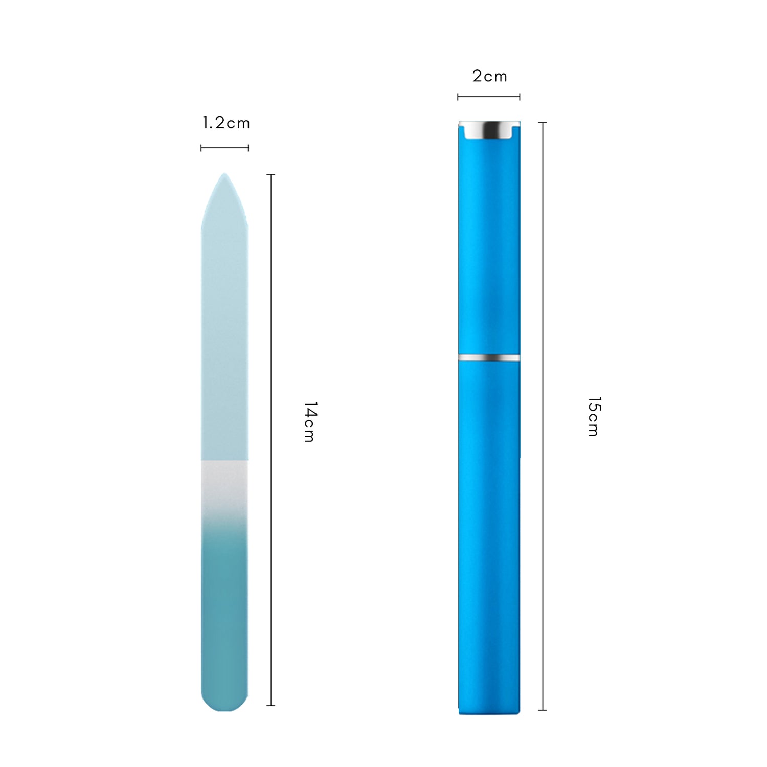 Glass Nail File-Blue