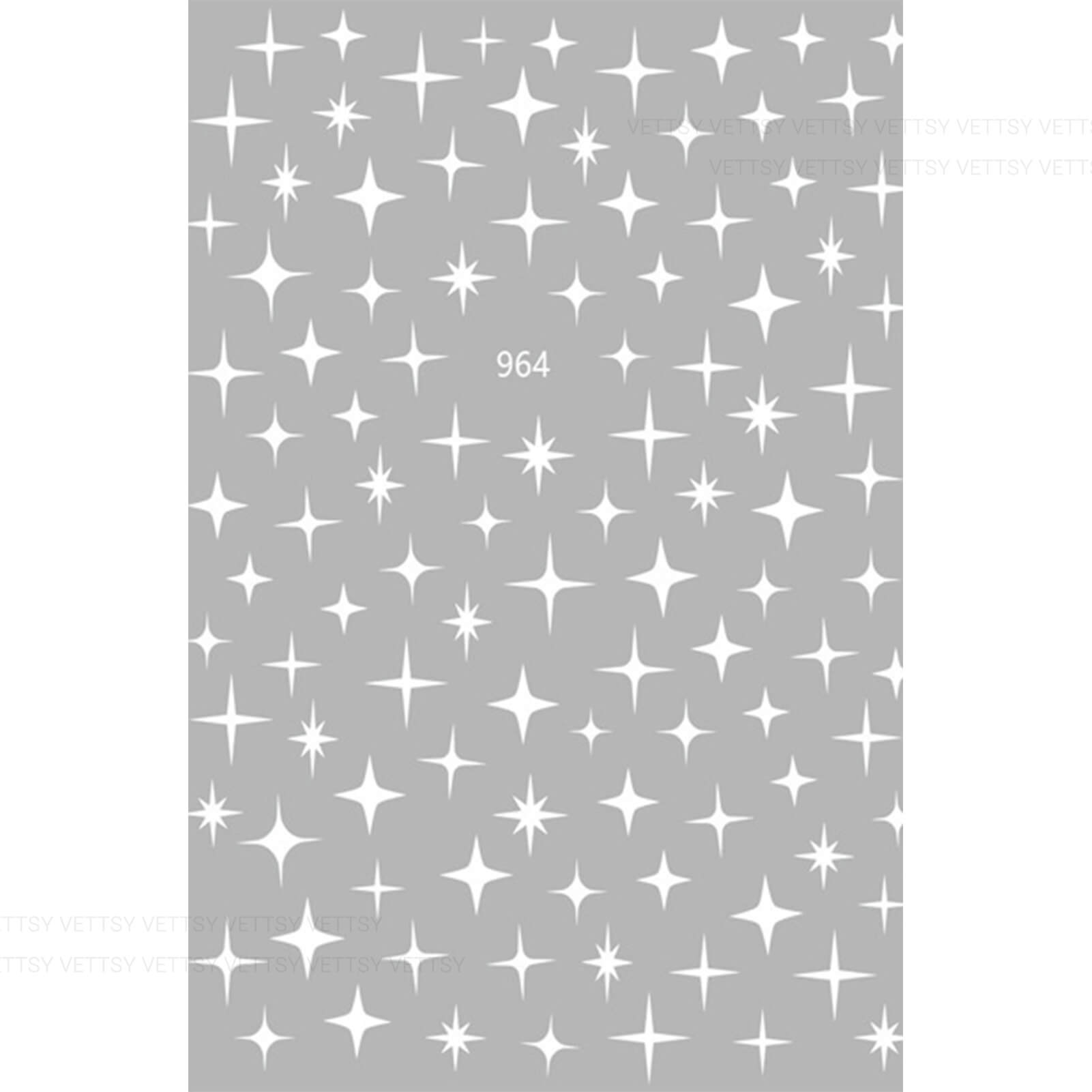 Nail Stickers-Silver Star – Vettsy