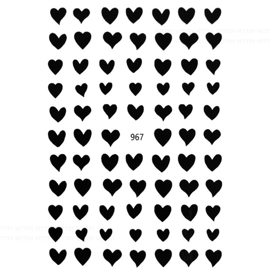 Nail Stickers-Heart - Vettsy